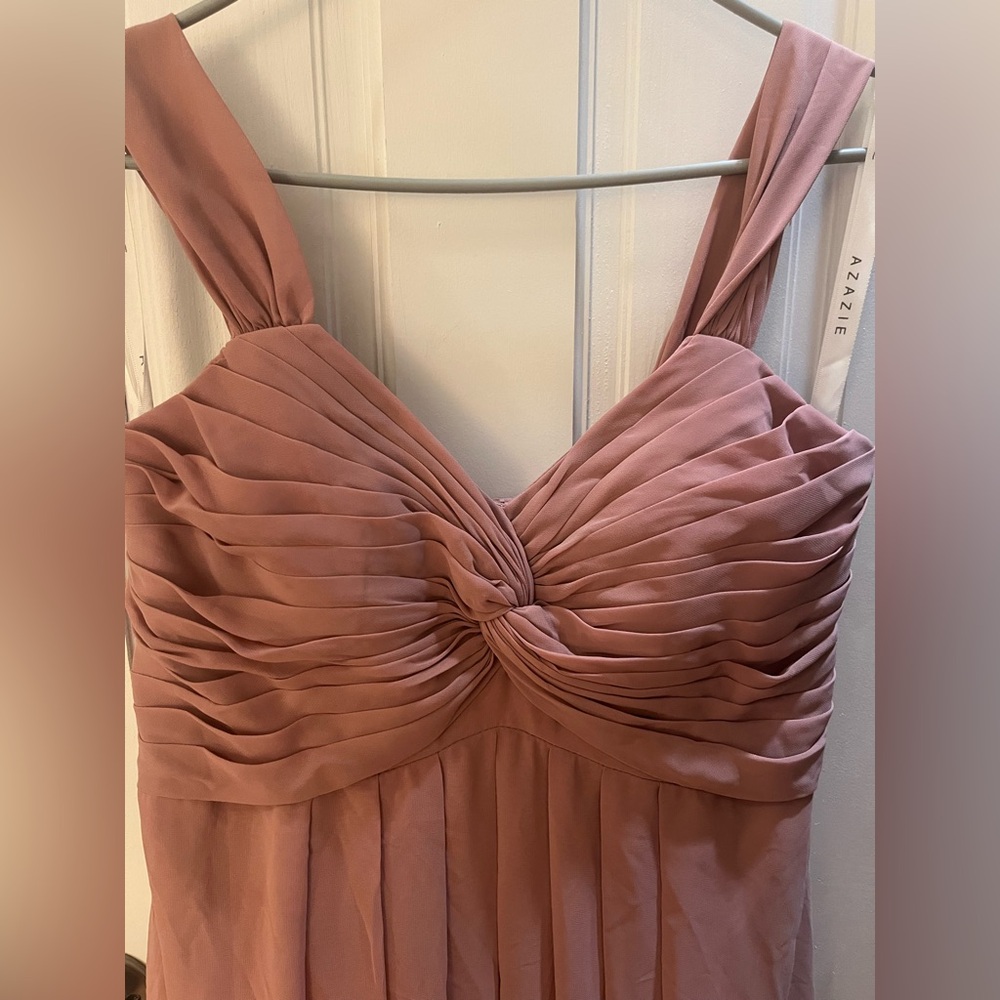 Azazie Kaitlynn Dress in Dusty Rose (with broken hook) - Picture 7 of 10